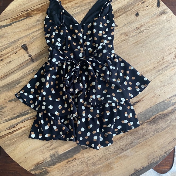Lizard Thicket polka dot romper! Brand new never worn! Wraps around the back! - Picture 7 of 10